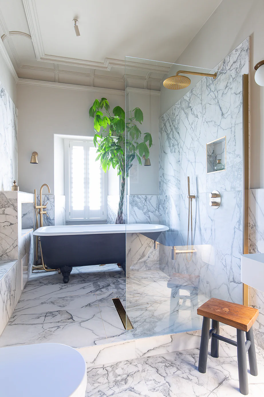 Athena Marble Effect Porcelain Tiles - Image 3