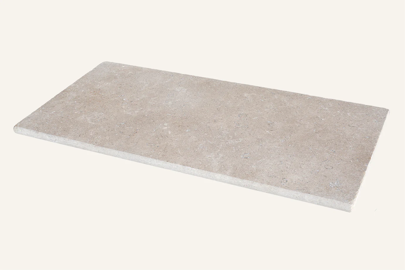Dijon Tumbled Limestone Bullnose Step - Image 3