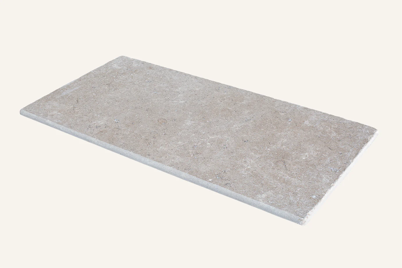 Dijon Tumbled Limestone Bullnose Step - Image 4