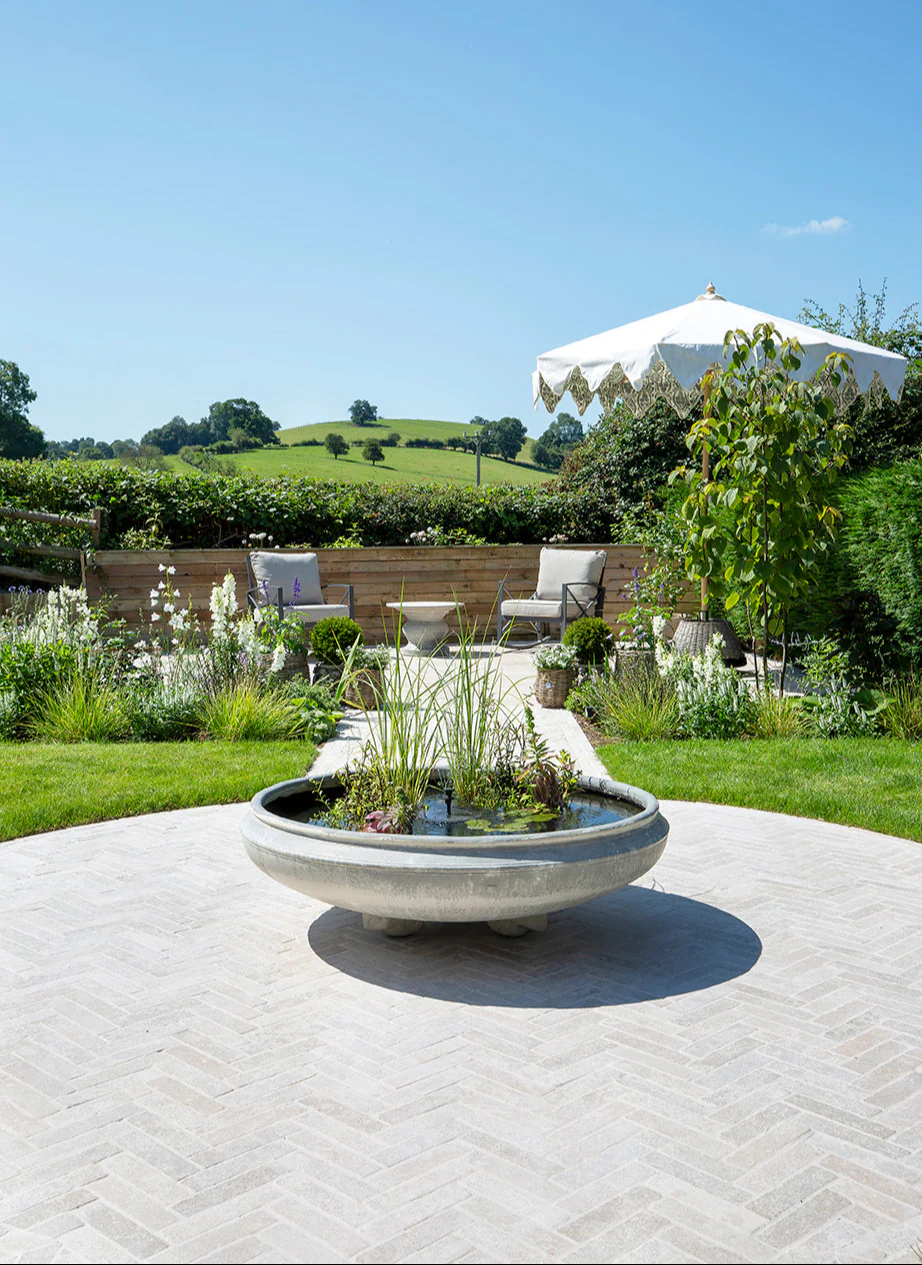 Dijon Tumbled Limestone Pavers - Image 11