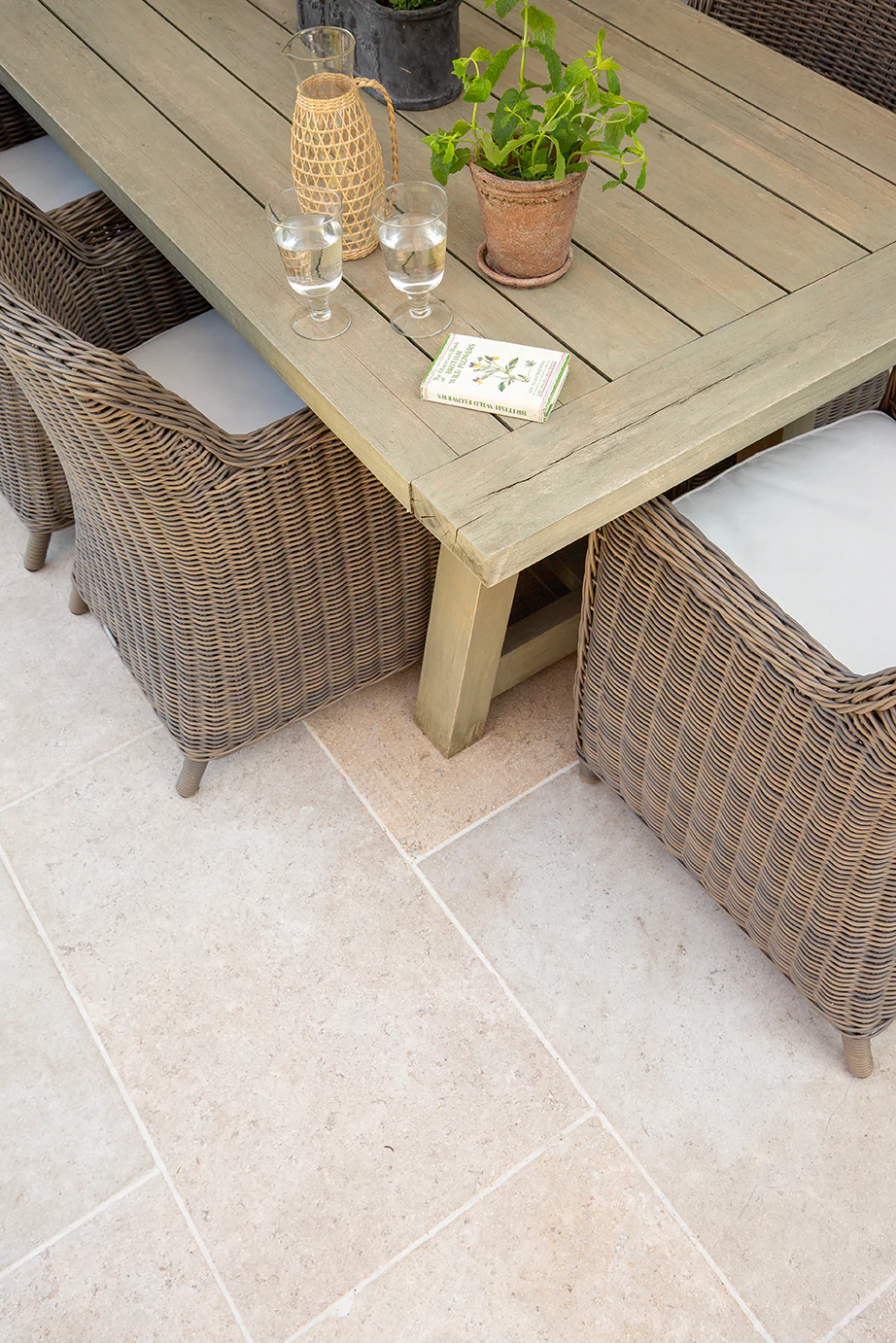 Dijon Tumbled Limestone Pavers - Image 14