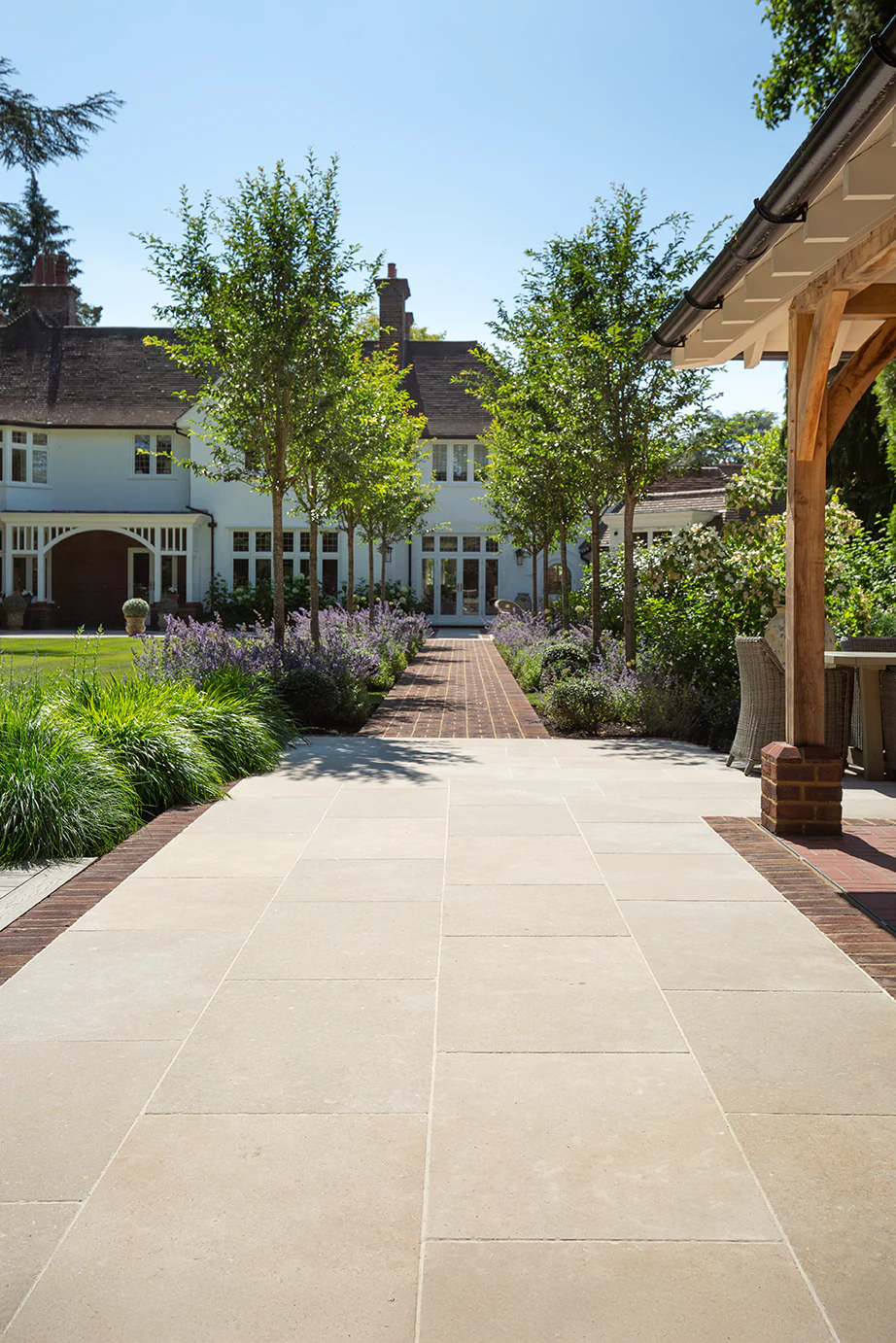 Dijon Tumbled Limestone Pavers - Image 3