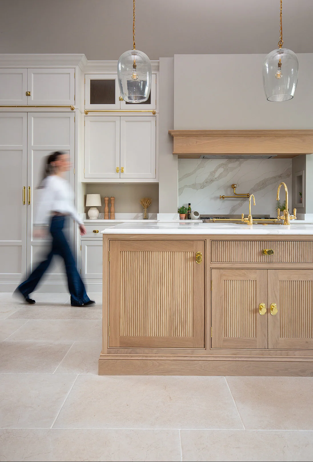 Dorchester Aged White Stone Effect Porcelain Tiles - Image 14