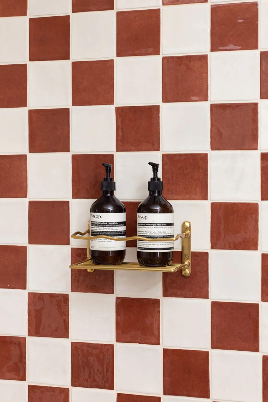 Farini Cinnamon Glazed Square Decorative Tiles - Image 12