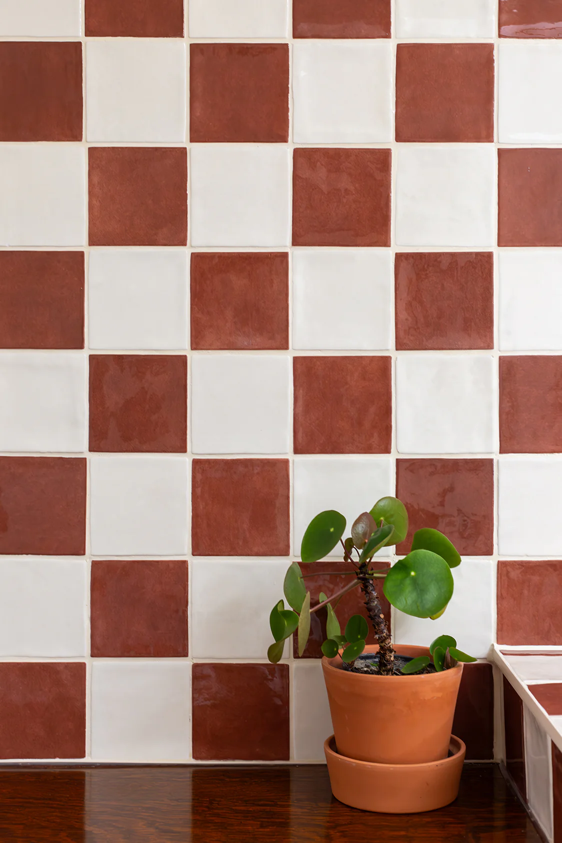 Farini Cinnamon Glazed Square Decorative Tiles - Image 13