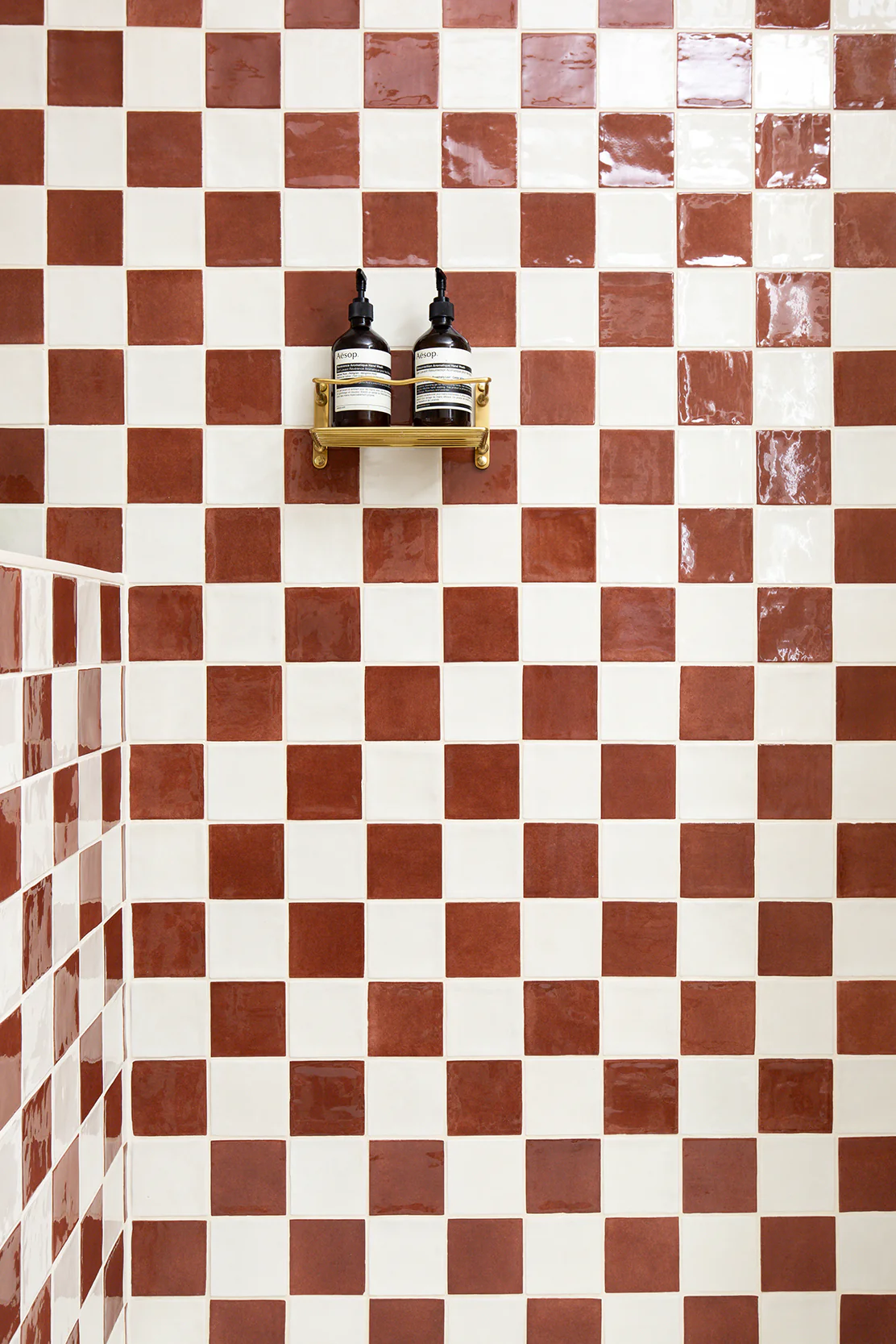 Farini Cinnamon Glazed Square Decorative Tiles - Image 8