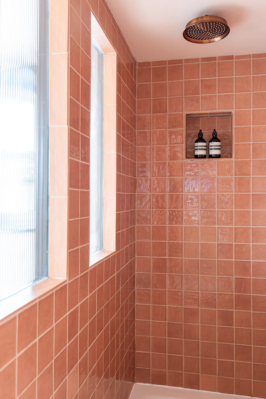 Farini Terracotta Glazed Square Decorative Tiles - Image 5