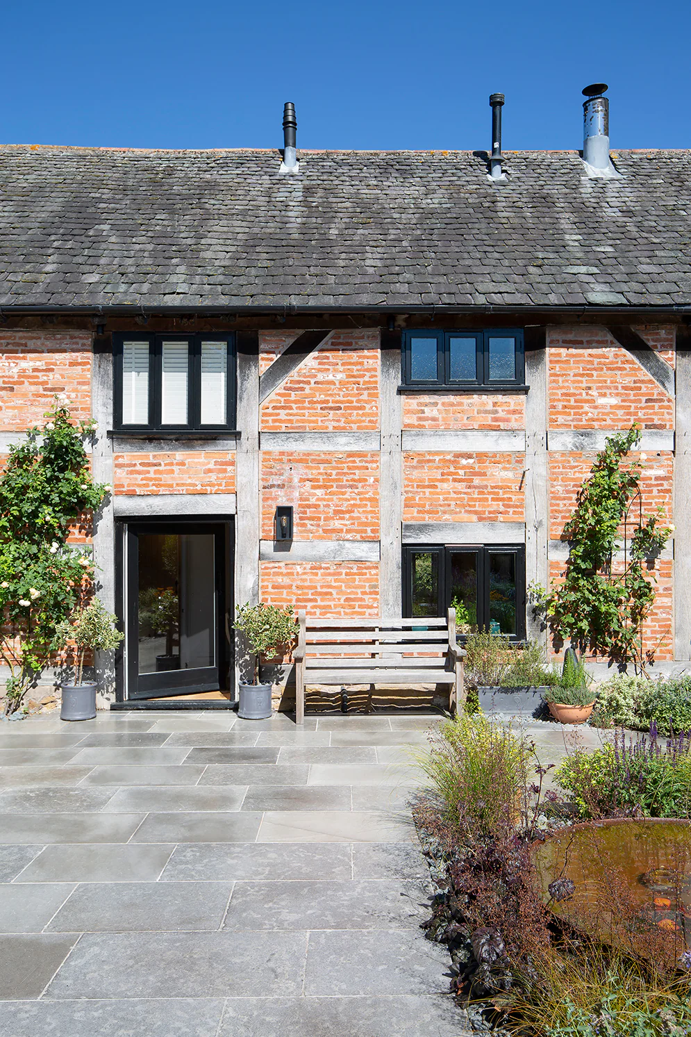 Farrow Grey Tumbled Limestone Pavers - Image 4