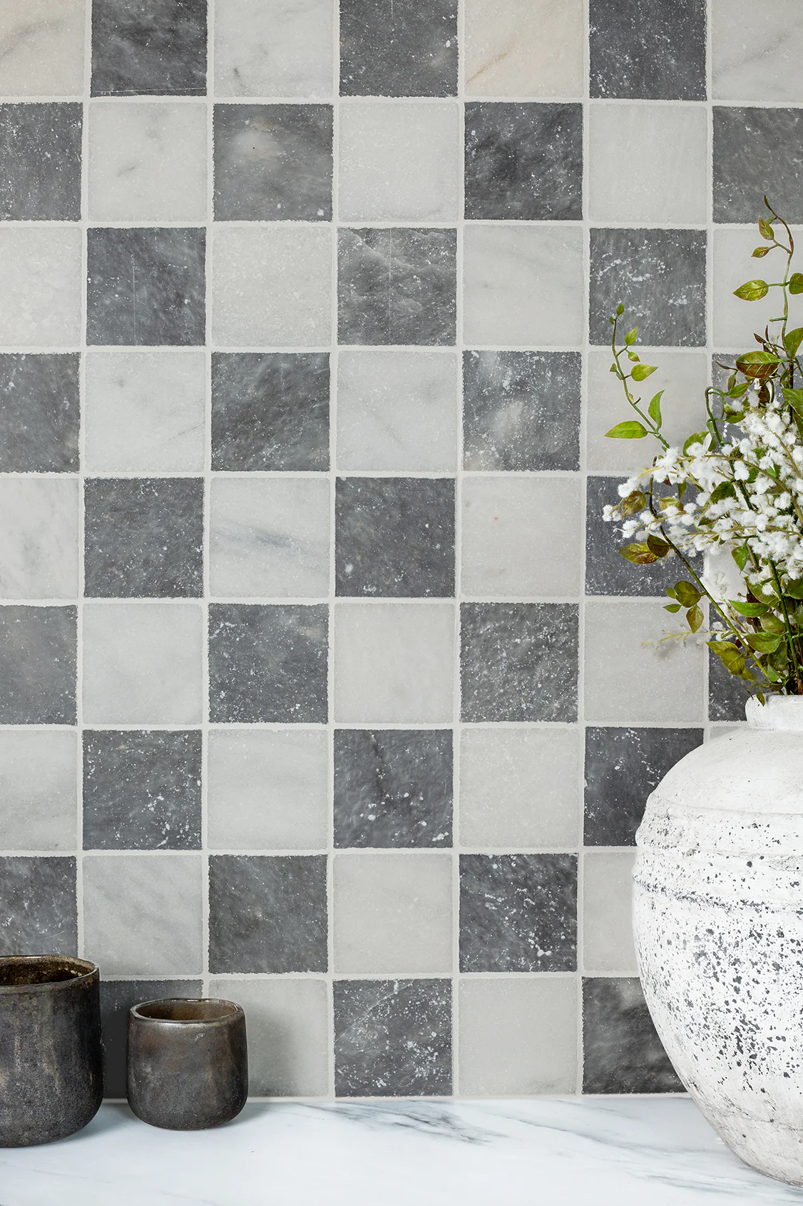 Parisian Grey Tumbled Marble Tiles - Image 6