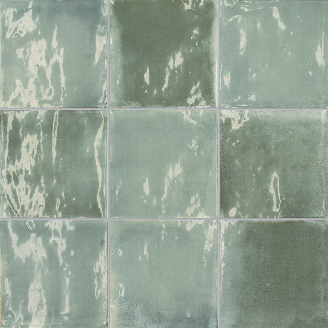 Pastello® Pistachio Gloss Square Tiles - Image 4