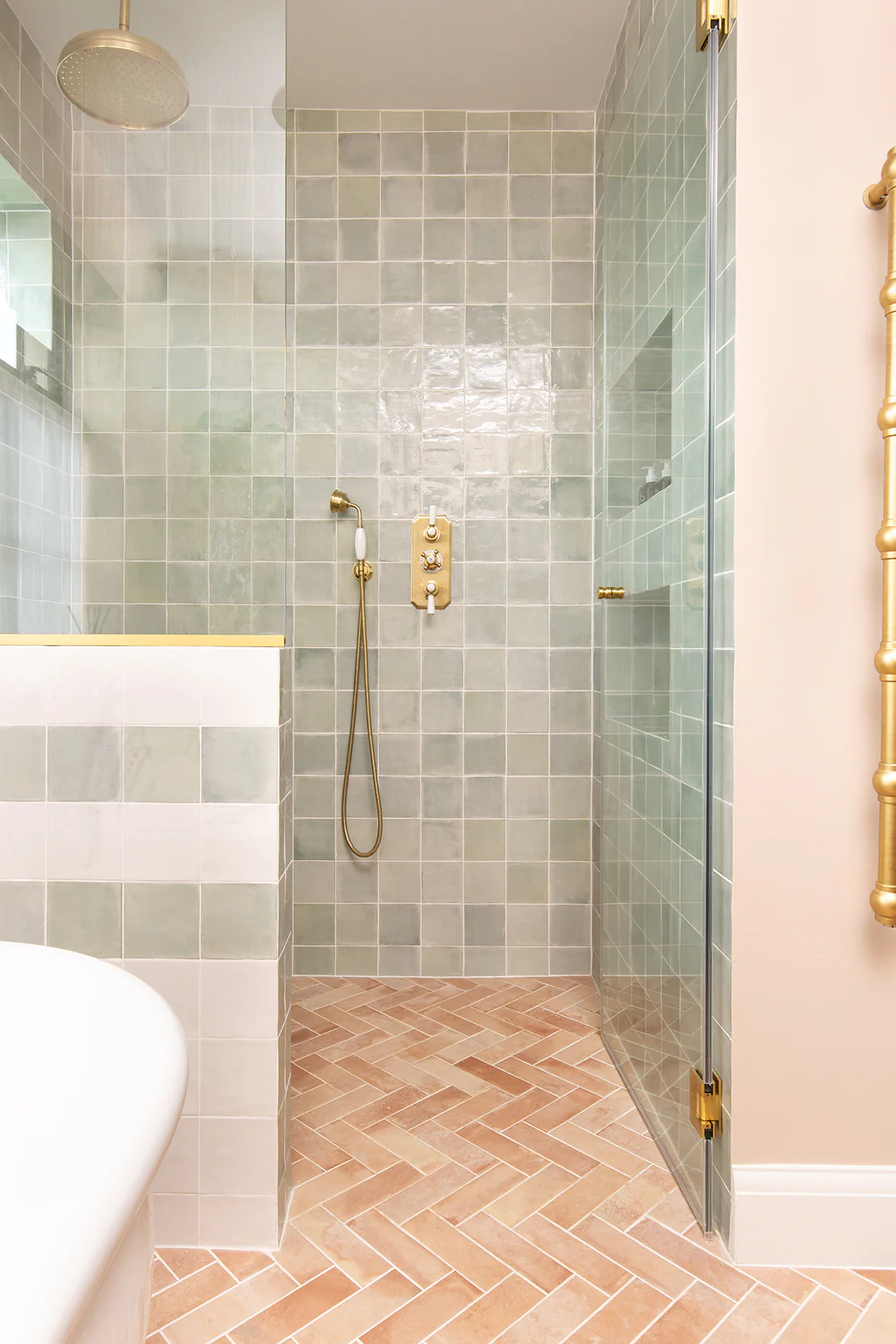 Pastello® Seashell Gloss Square Tiles - Image 4