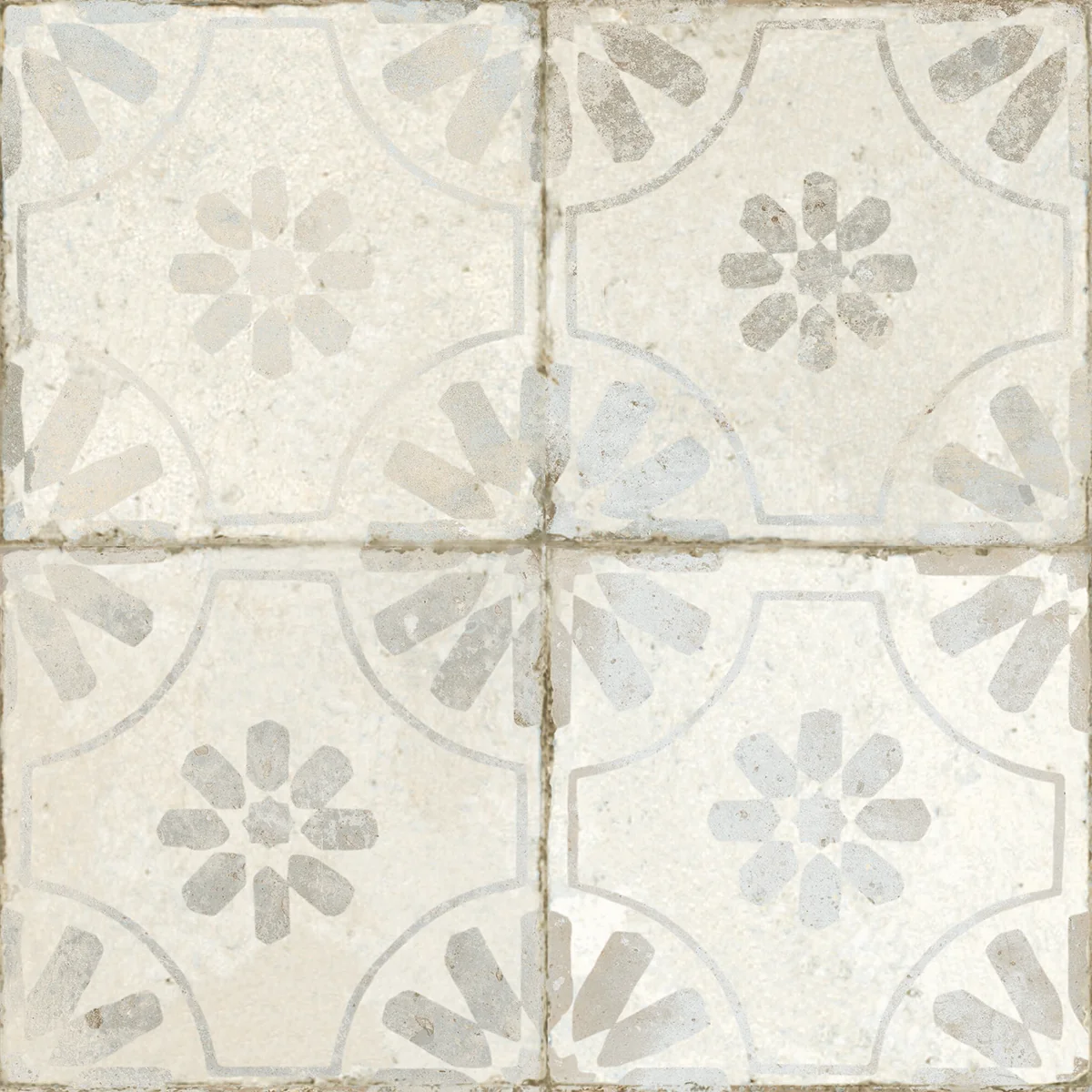 Penrose White Patterned Ceramic Tiles - Image 4