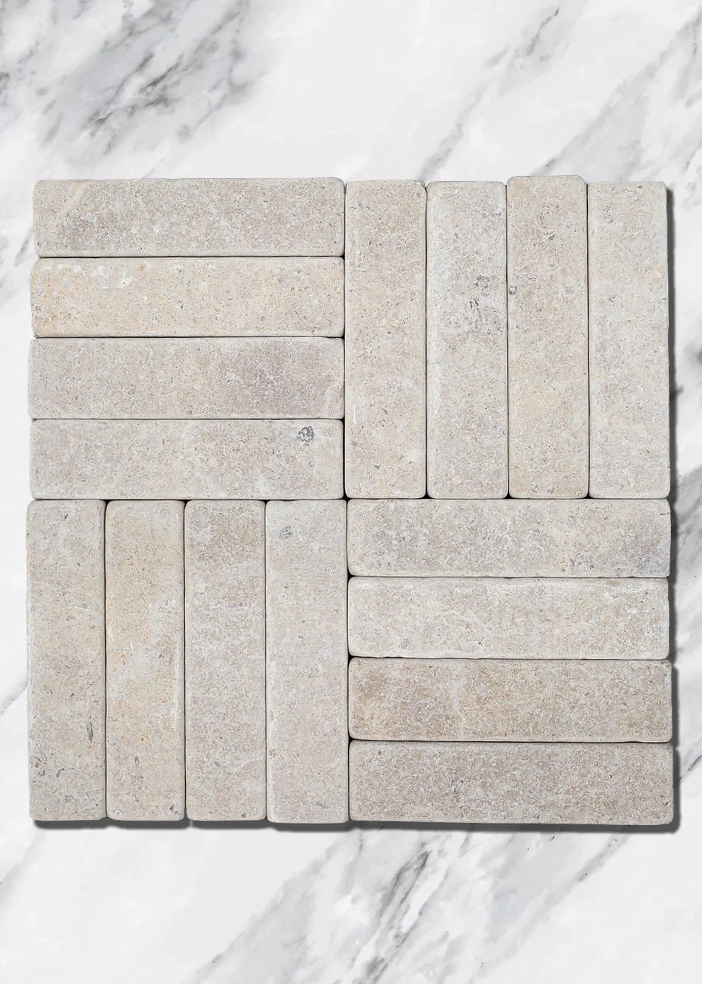 Tuscany Tumbled Herringbone Paving Cobbles - Image 4