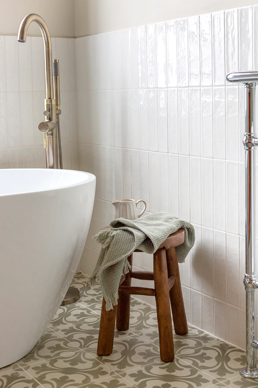 Zellige White Gloss Metro Tiles - Image 6